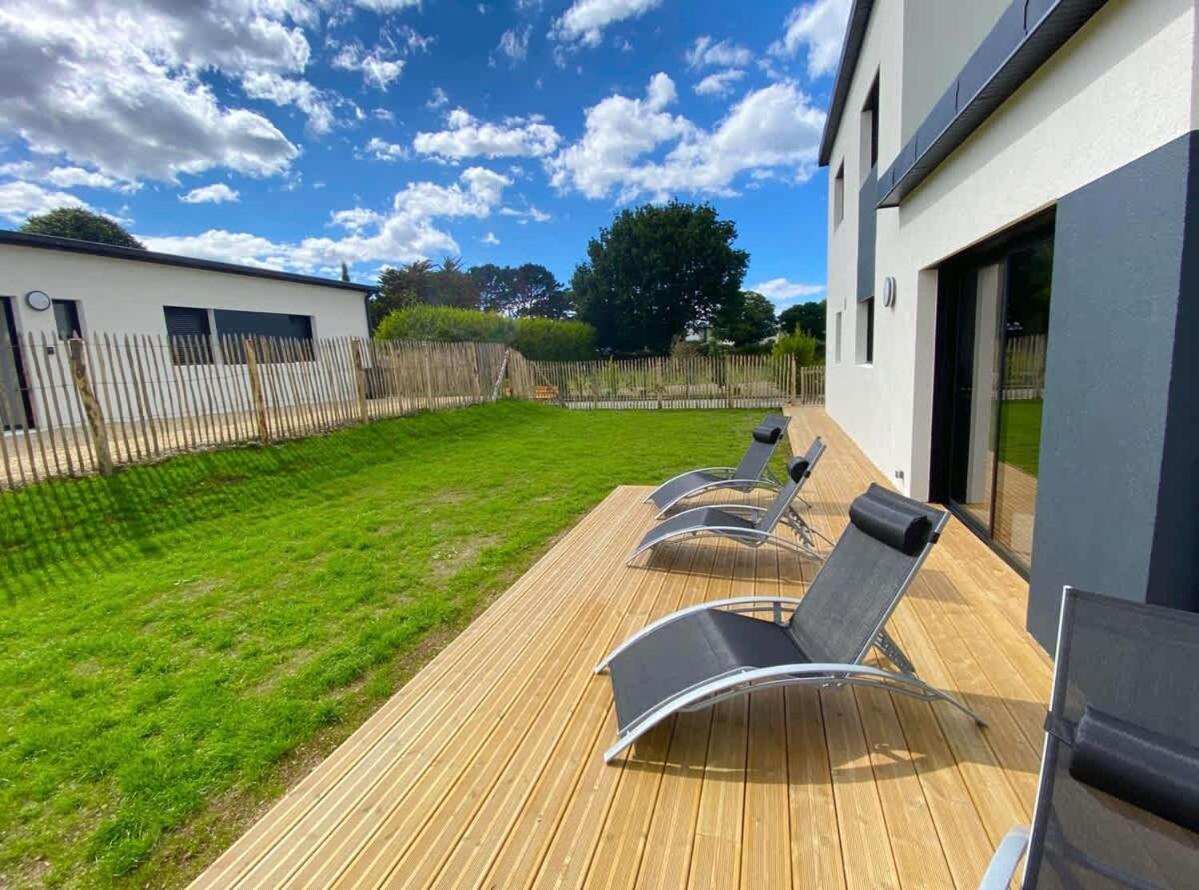 Carantec 4 Stars Villa With Jacuzzi And Garden For 8 Persons Exterior photo