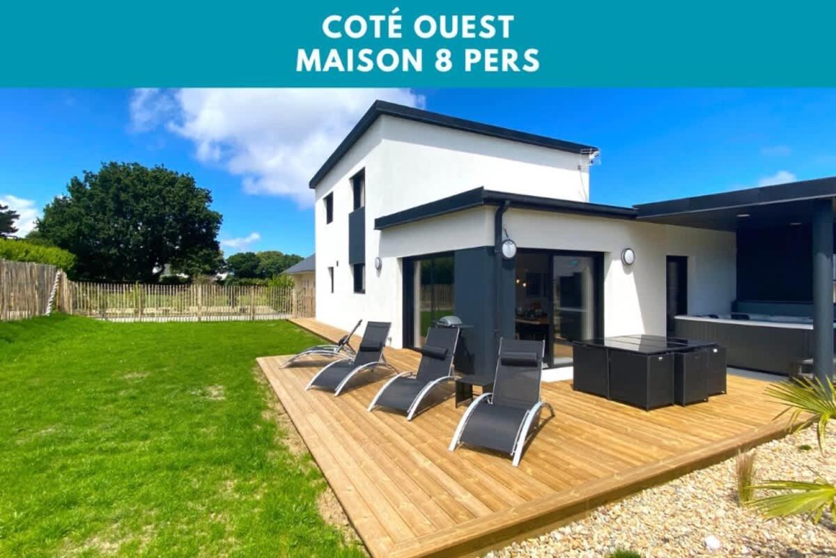 Carantec 4 Stars Villa With Jacuzzi And Garden For 8 Persons Exterior photo